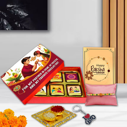 Rakhi Gift Pack For Brother – Raksha Bandhan Celebration Combo, Festival Hamper, Gifting Collection