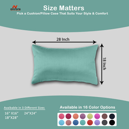 Silky Satin Pillowcase – Frizz-Free Hair, Wrinkle-Free Skin, Cooling & Hypoallergenic Pillow Cover 18x28 inch
