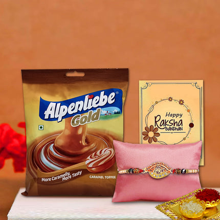 Unique Rakhi Gifts For Brother – Rakhi Bracelet For Brother, Rakhi And Gift For Brother, Rakhi Gift Set For Brother