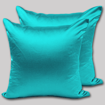 Luxury Satin Silk Cushion Cover – Hypoallergenic, Cooling, Wrinkle-Free Cushioncase for Healthy Sleep-16x16 Inch