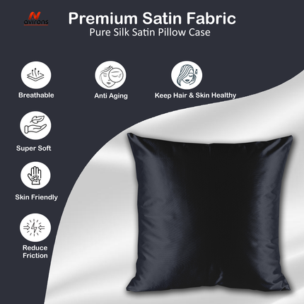 Satin Silk Cushion Cover - Luxurious Cushion Design, Decorative and Comfortable