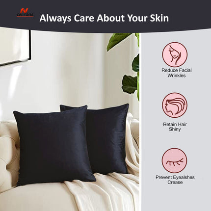 Satin Silk Cushion Cover - Luxurious Cushion Design, Decorative and Comfortable