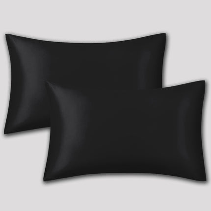 Smooth Satin Silk Pillow Cover – Anti-Wrinkle, Frizz-Control Pillowcase for Hair & Skin Care (18x28inch)