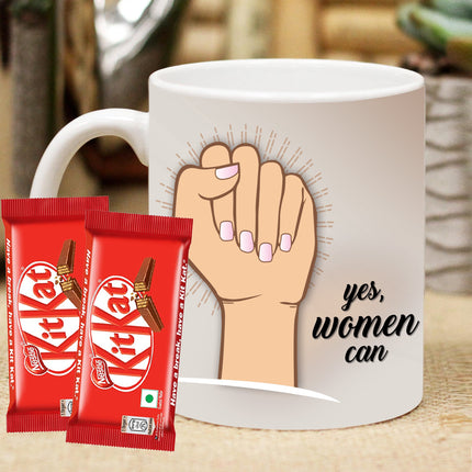 Mug & KitKat Gift Set
Ceramic Mug
KitKat Chocolate Bars