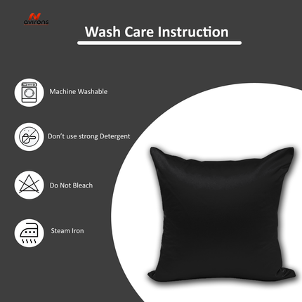 Premium Satin Cushioncase – Cooling, Soft, Anti-Wrinkle Cushion Cover for Hair & Skin Health-16x16 inch