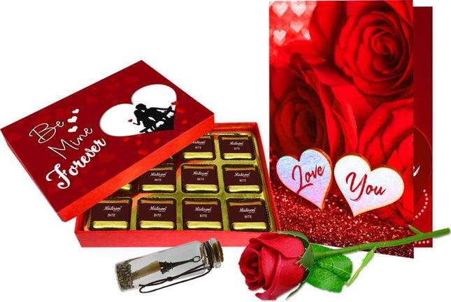 Chocolate truffles for Valentine's Day gift
Gourmet chocolate for Valentine's Day
Romantic chocolate gift basket for Valentine's Day
Affordable Valentine's Day gifts
