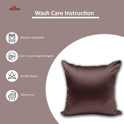 Elegant Satin Silk Cushion Cover - Decorative and Soft Cushion Cover, Perfect for Living Room Decor