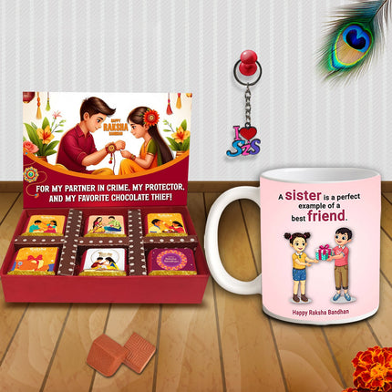 Rakhi Gift Hamper for Sister – Raksha Bandhan Hampers, Rakshabandhan Rakhi, Cute Rakhi Gift For Sister