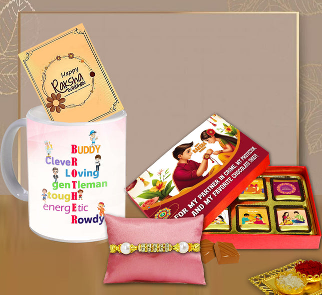 Rakhi For Brother Gift – Rakhi Gift Pack For Brother, Rakhi Combo For Brother, Raksha Bandhan Gifts