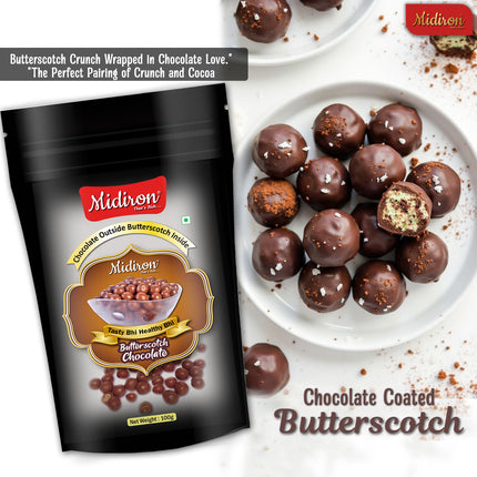 Butterscotch Chocolate Ball – Butterscotch Crunch Filled Milk Chocolate Balls
