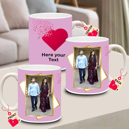 Personalized photo coffee mug, custom coffee mug, add your picture, unique keepsake, gift for girlfriend, gift for wife, gift for boyfriend, gift for husband, durable ceramic mug, customizable design, thoughtful gift, photo mug for loved ones.