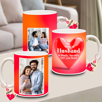 Personalized photo coffee mug, custom coffee mug, add your picture, unique keepsake, gift for girlfriend, gift for wife, gift for boyfriend, gift for husband, durable ceramic mug, customizable design, thoughtful gift, photo mug for loved ones.