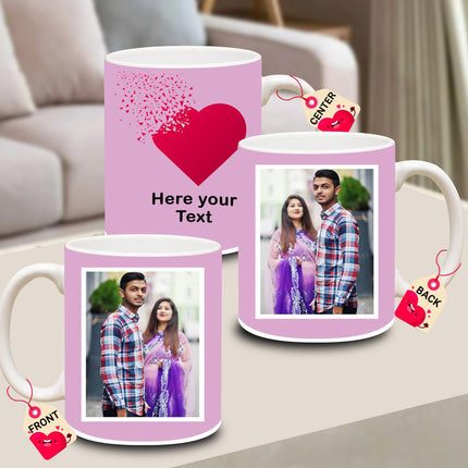 Personalized photo coffee mug, custom coffee mug, add your picture, unique keepsake, gift for girlfriend, gift for wife, gift for boyfriend, gift for husband, durable ceramic mug, customizable design, thoughtful gift, photo mug for loved ones.