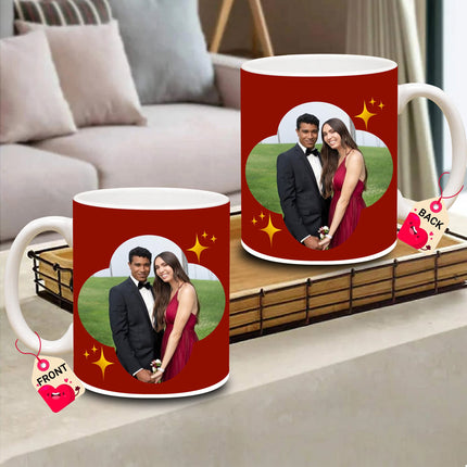 Personalized photo coffee mug, custom coffee mug, add your picture, unique keepsake, gift for girlfriend, gift for wife, gift for boyfriend, gift for husband, durable ceramic mug, customizable design, thoughtful gift, photo mug for loved ones.