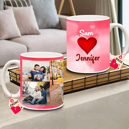 Personalized photo coffee mug, custom coffee mug, add your picture, unique keepsake, gift for girlfriend, gift for wife, gift for boyfriend, gift for husband, durable ceramic mug, customizable design, thoughtful gift, photo mug for loved ones.