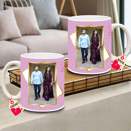 Personalized photo coffee mug, custom coffee mug, add your picture, unique keepsake, gift for girlfriend, gift for wife, gift for boyfriend, gift for husband, durable ceramic mug, customizable design, thoughtful gift, photo mug for loved ones.
