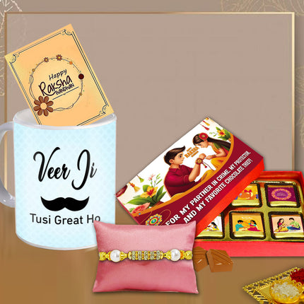Rakhi For Brother Gift – Rakhi Combo For Brother, Raksha Bandhan Gift Ideas, Rakhi Hampers For Bhai