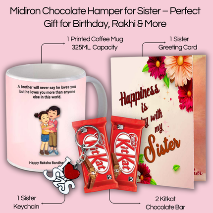 Rakhi Gift Hampers for Sister - Special Raksha Bandhan Combo for Girls, Cute Rakhi Gifts for Sisters