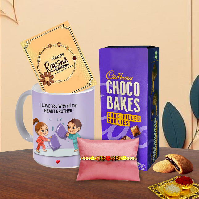 Raksha Bandhan Surprise For Brother – Rakhi Gift Combo For Brother, Rakhi Gift Hampers For Brother, Best Rakhi Gift Brother