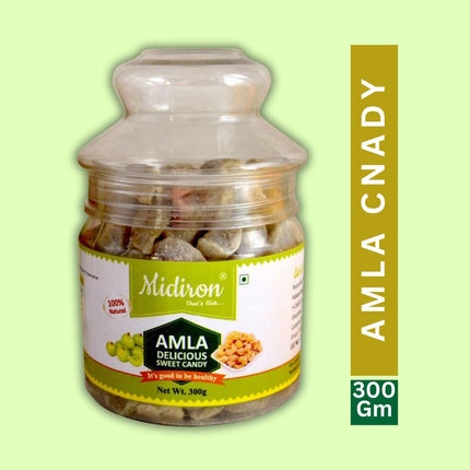 Midiron Amla Dehydrated Sweet Candy 300g - Midiron