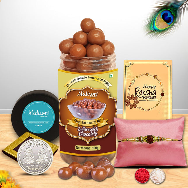 Rakhi For Brother Combo - Rakhi Hampers For Brother, Rakhi Gift Box For Brother