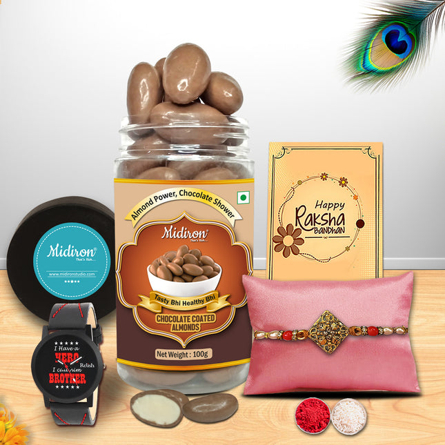 Rakhi Combo For Brother - Best Gift For Brother On Rakhi, Rakhi Gift Hampers For Brother
