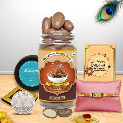 Raksha Bandhan Gift For Brother - Rakhi Gift Hampers For Brother, Rakhi For Brother Gift, Rakhi Gift Set For Brother