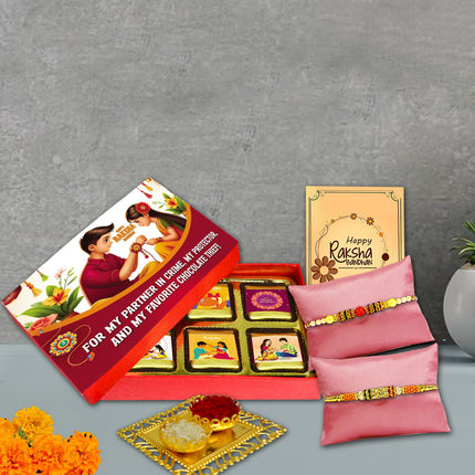 Rakhi Set For Brother – Best Rakhi For Brother, Rakhi Gift Combo For Brother, Raksha Bandhan Gift For Brother