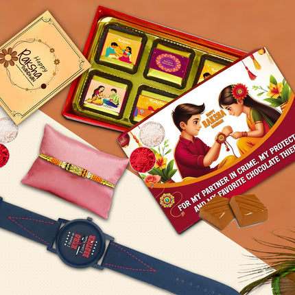 Bhai Raksha Bandhan Hamper – Rakhi Gift Set, Festival Combo, Special Surprise Pack