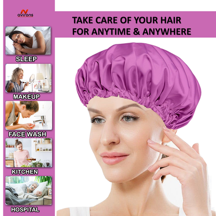 Elegant Satin Bonnet & Eye Mask Set – Perfect for Protecting Hair and Enhancing Sleep