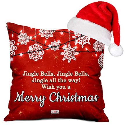 Christmas Gift Combo Pack – Cushion, Santa Cap, Mug, Chocolate Box, Perfect Gift for Relatives and Friends
