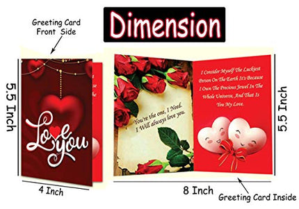 Romantic Gift, Gifts for Girlfriend, Boyfriend, Husband, Wife, fiancé - Unique Gift For Birthday, Anniversary, Valentine day - Chocolate Box, Mug & Love Card