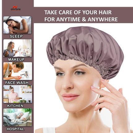Satin Silk Sleep Set: Bonnet & Eye Mask – Pamper Yourself for Beauty Sleep