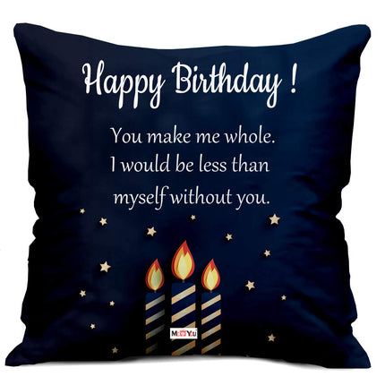 Birthday Gifts - Printed Cushion Gift for Sister, Brother, Wife, Husband, Friend, Mother, Father