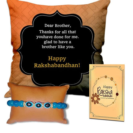 Evil Eye Rakhi Gift
Rakhi with Cushion
Printed Cushion for Raksha Bandhan
Rakhi with Greeting Card