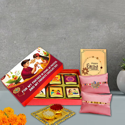 Rakhi Gift Pack For Brother – Rakhi Set For Brother, Rakhi Gift Hampers For Brother, Raksha Bandhan Gift Ideas For Brother