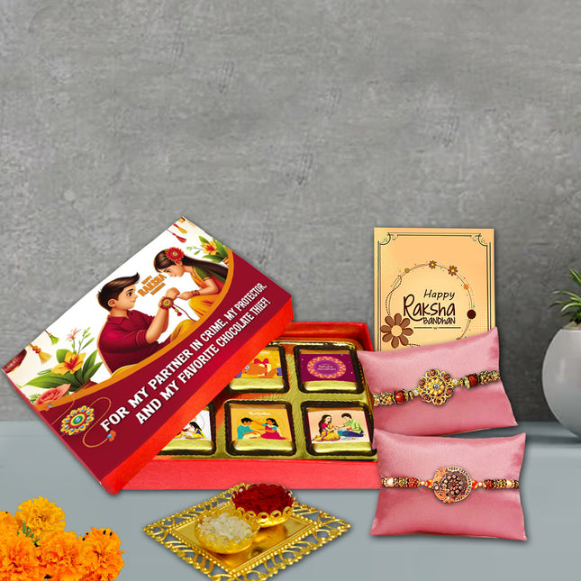 Rakhi Combo For Brother – Rakhi For Brother Combo, Rakhi Gift Set For Brother, Rakhi For Brother
