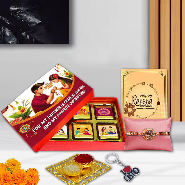 Raksha Bandhan Combo Ideas – Rakhi For Brother Gifts, Unique Rakhi Combo, Rakhi Gifting Pack For Brother