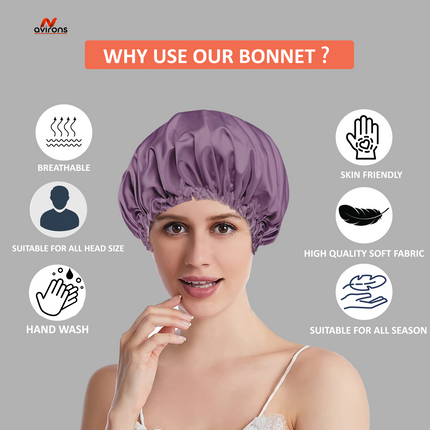 Luxurious Satin Silk Sleeping Cap & Eye Mask Set – Soft, Comfortable, and Stylish for Perfect Sleep