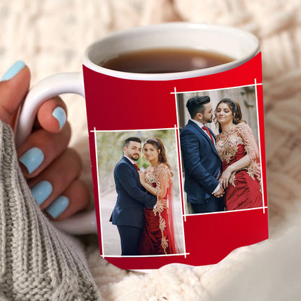 Personalized photo coffee mug, custom coffee mug, add your picture, unique keepsake, gift for girlfriend, gift for wife, gift for boyfriend, gift for husband, durable ceramic mug, customizable design, thoughtful gift, photo mug for loved ones.