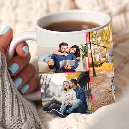 Personalized photo coffee mug, custom coffee mug, add your picture, unique keepsake, gift for girlfriend, gift for wife, gift for boyfriend, gift for husband, durable ceramic mug, customizable design, thoughtful gift, photo mug for loved ones.