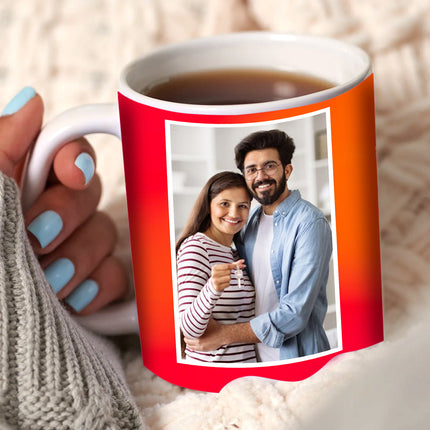 Personalized photo coffee mug, custom coffee mug, add your picture, unique keepsake, gift for girlfriend, gift for wife, gift for boyfriend, gift for husband, durable ceramic mug, customizable design, thoughtful gift, photo mug for loved ones.
