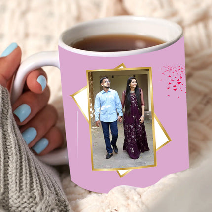 Personalized photo coffee mug, custom coffee mug, add your picture, unique keepsake, gift for girlfriend, gift for wife, gift for boyfriend, gift for husband, durable ceramic mug, customizable design, thoughtful gift, photo mug for loved ones.
