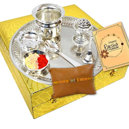 Rakhi thali for sister
Silver Rakhi thali
Golden Rakhi thali
Handmade Rakhi puja thali
