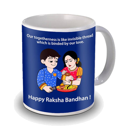 Set of Designer Rakhi with Chocolate, Coffee Mug & Watch – Rakshabandhan Combo