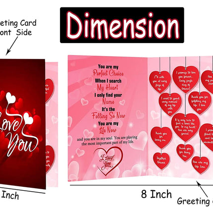 Midiron Valentine's Day Romantic Gift Hamper|Anniversary & Birthday Gift for Couple|Gift for Wife/Girlfriend/Husband with Chocolate Box |Greeting Card | Red Rose | Heart Shape Cushion - Midiron