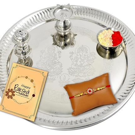 Rakhi thali for sister
Silver Rakhi thali
Golden Rakhi thali
Handmade Rakhi puja thali