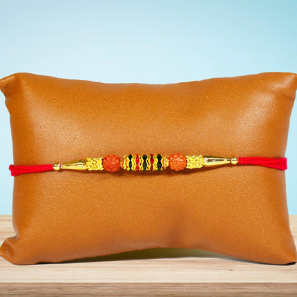 Rakshabandhan Combo Gift for Brother – Charming Rakhi & Chocolates for a Joyful Celebration