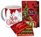 Christmas Chocolate Box - Festival Gift Box with Chocolates and Coffee Mug - Chocolate Gifts for Christmas & New Year