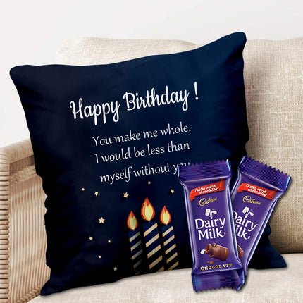Birthday Gifts - Printed Cushion Gift for Sister, Brother, Wife, Husband, Friend, Mother, Father